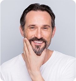 Man smiling