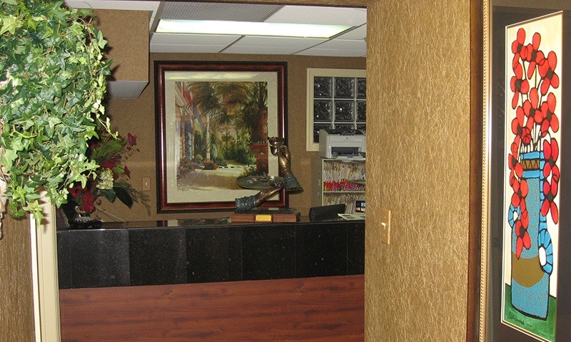 Welcoming front desk