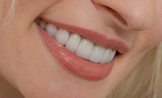 Closeup of healthy smile