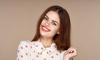 woman with beautiful smile